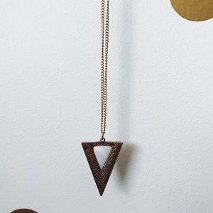 Gold and marble necklace